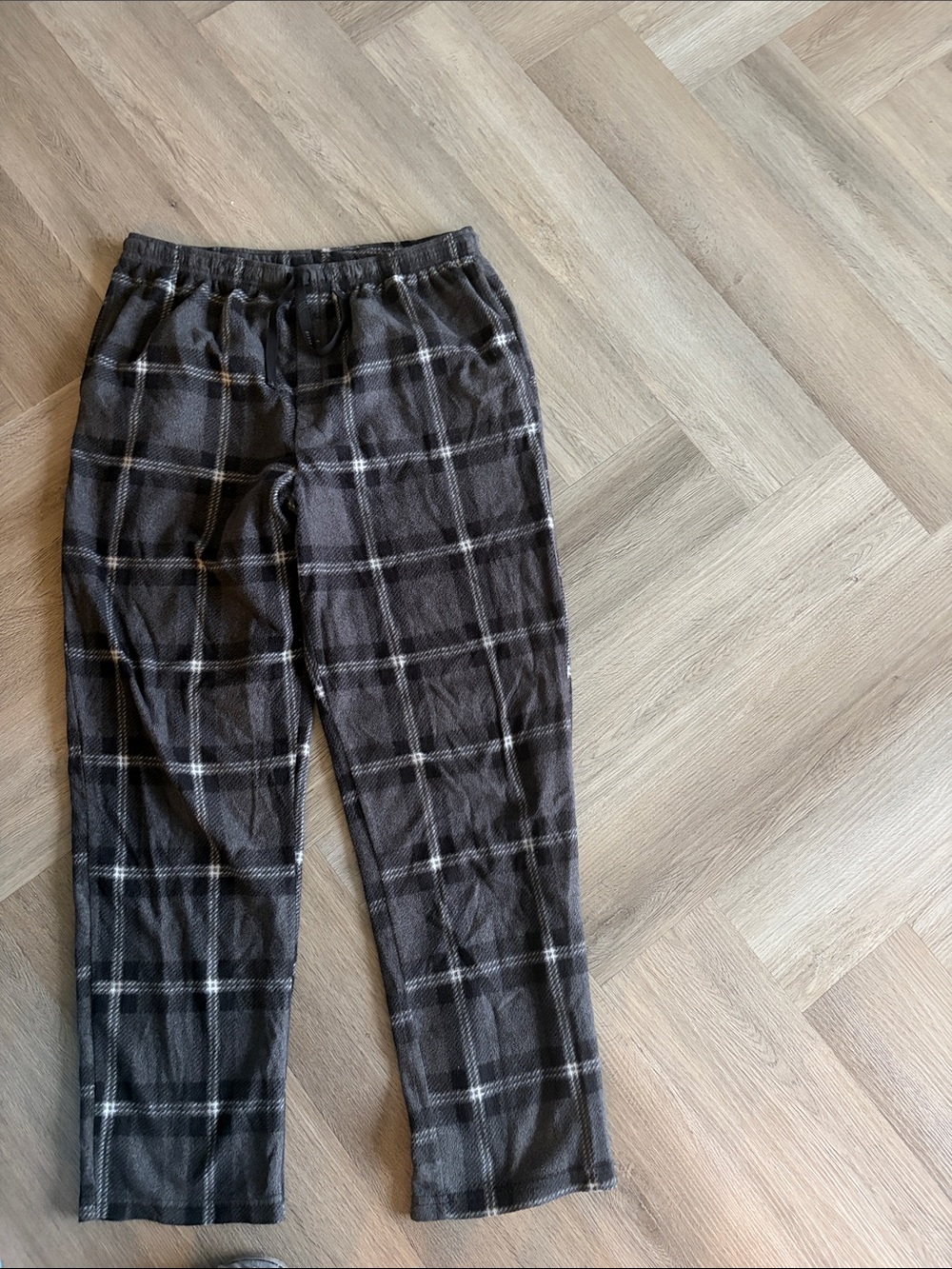 Perry Ellis Kids Charcoal Plaid Lounge sleepwear